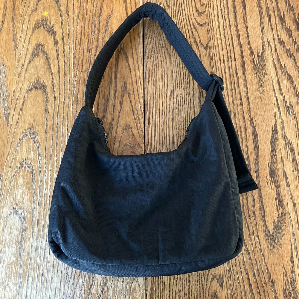 Baggu Black Mini Nylon Shoulder Bag